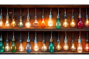 holiday vintage christmas lights ai, an Arts & Entertainment Photo by pikepicture