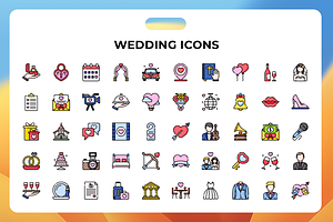 Wedding Icons, an Icon by Wencory