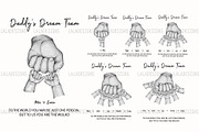 Daddy's Dream Team Fist Bump Png, a Graphic by LALADesigns (Thumbnail 2 of 2)