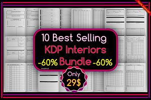 10 KDP Interiors Bundle, a Templates & Theme by HyeRi