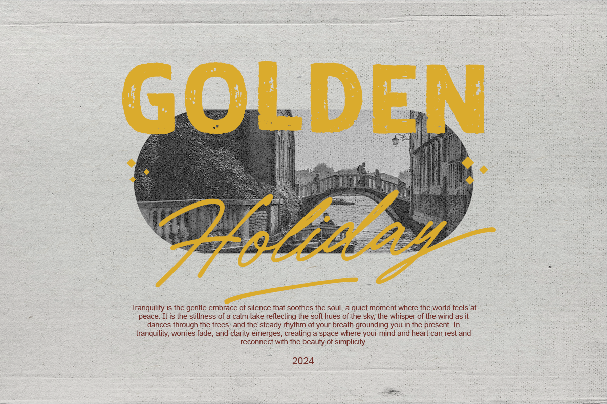 Hunter Youth - Vintage Font Duo, a Sans Serif Font by DzikrulAulia (Photo 4 of 10)