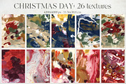 Christmas day flowers backgrounds, a Seasonal Illustration by Yuliya Derbisheva (Thumbnail 10 of 20)