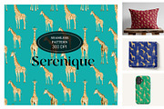 Giraffique – Giraffe Pattern, an Animal Illustration by Brush Berry Studios (Thumbnail 1 of 4)