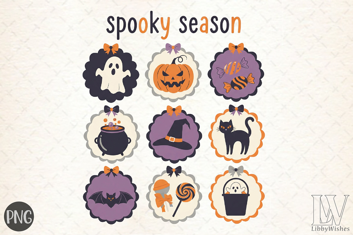 Spooky Coquette Ghost Halloween Png, an Illustration by Libby Wishes (Photo 1 of 6)
