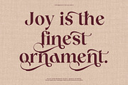 Sylvaria - Elegant Christmas Font, a Serif Font by Inviline.co (Thumbnail 10 of 10)