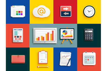 Set of various financial service preview 2