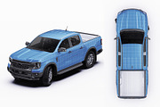 Modern Double Cab Pickup Mockup Set, a Product Mockup by Halal Graphic Studio (Thumbnail 12 of 15)