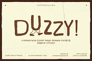 Duzzy – Quirky Display Typeface, a Handwritten Font by shineink.designlab (Thumbnail 1 of 12)