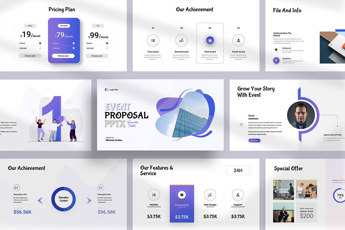 Event Proposal Presentation, a Presentation Template by KreateTribe (Photo 4 of 5)