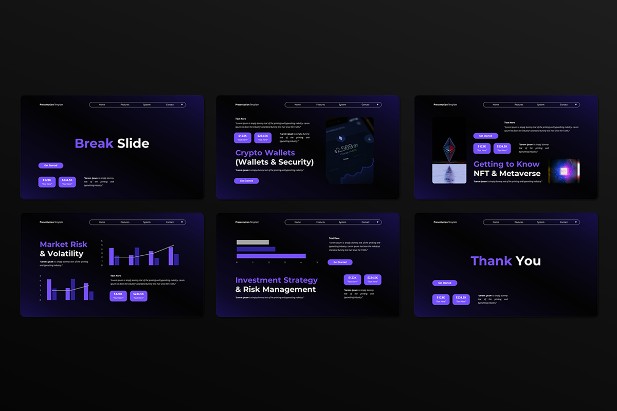 Cryptocurrencies - Keynote Template, a Presentation Template by Iqsiart Studio (Photo 3 of 3)