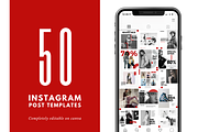 Red Feed Fashion Instagram Template, a Templates & Theme by PayuStudio (Thumbnail 3 of 7)