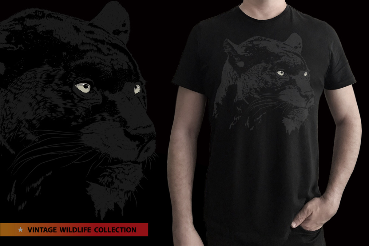PANTHER - Vector illustration, an Animal Illustration by Artistic & Unique (Photo 6 of 9)