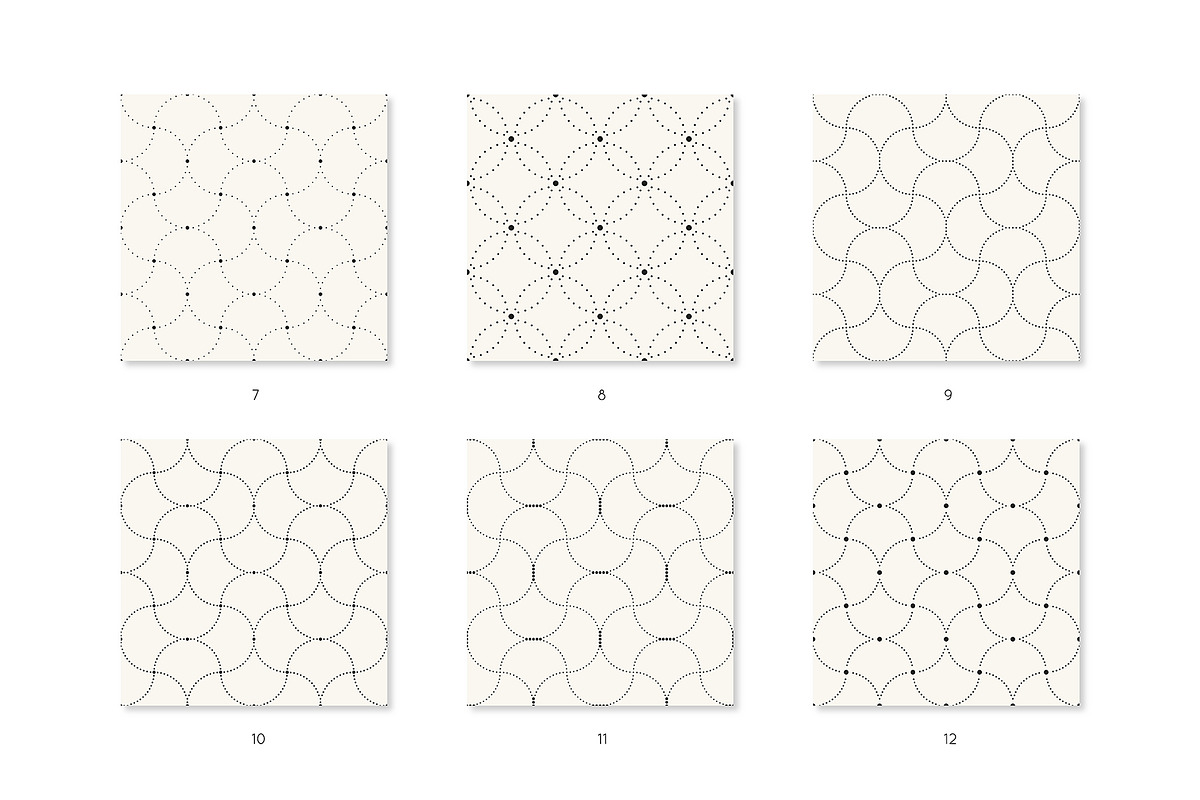 Dotty Seamless Pattern Set, a Pattern Graphic by Curly_Pat (Photo 3 of 5)