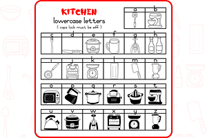 Kitchen Doodles - Dingbats Font