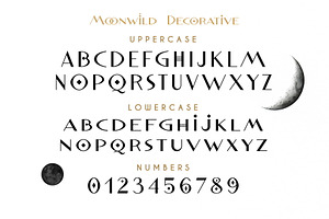 Moonwild - Celestial Font & Symbols