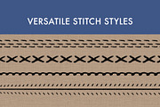 Stitches 2 Brush Set, a Brush Add-On by Zsolt Kosa Art (Thumbnail 2 of 6)