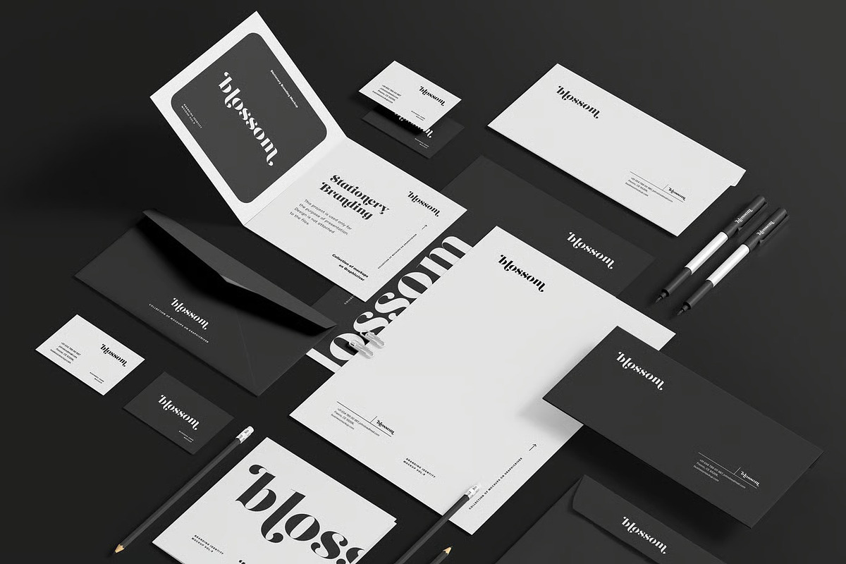 Stationary Branding Mock-up, an Advertising Mockup by zippypixelstudio (Photo 6 of 10)