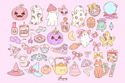 Too Cute to Spook – Pastel Halloween, a Seasonal Illustration by Huxmay (Thumbnail 3 of 7)