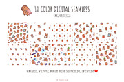 Capybara Halloween Patterns, a Pattern Graphic by Palau (Thumbnail 6 of 9)
