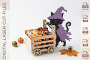 Halloween Candy Box Laser Cut Bundle, an Object Graphic by WoodoraCut (Thumbnail 9 of 14)