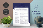 Ande Luxxe Resume MS Word Apple Page, a Resume Template by Stand Out Shop (Thumbnail 2 of 6)