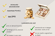 NEUTRAL BAKER GIRL CLIPART PACK, a Person Illustration by Daring Digies (Thumbnail 6 of 9)