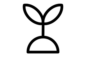 Grow Plant icon, an Emoji Icon by Sumberpangan