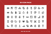 Bathroom icons, an Outline Icon by Wencory (Thumbnail 1 of 2)
