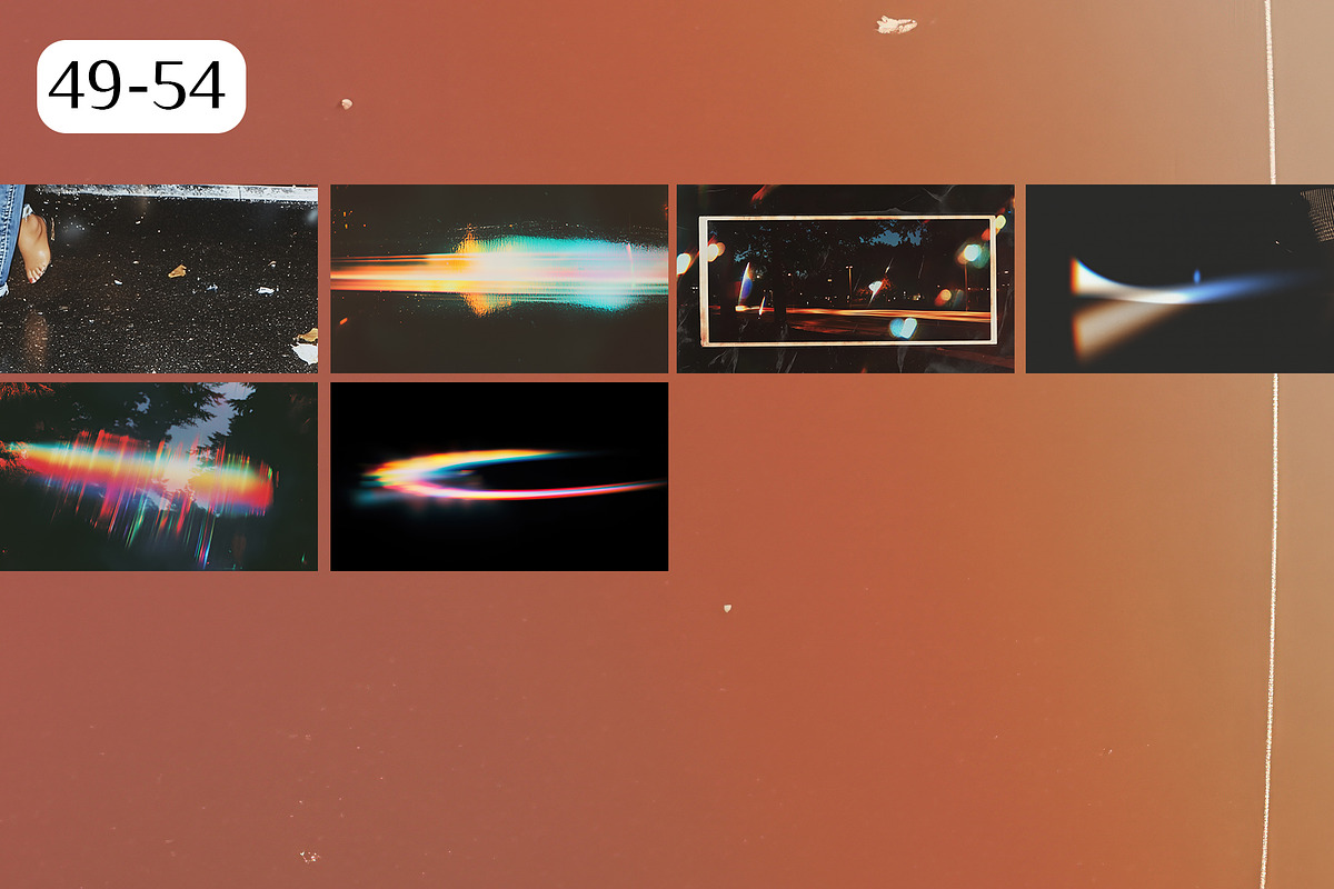 Retro Holographic Light Overlays, a Background Graphic by ❤️ KiraSolly (Photo 6 of 6)