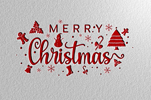 Merry Christmas and New Year Vector