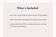 Facebook & Instagram Ad Templates, a Social Media Template by Joanna Lane Designs (Thumbnail 4 of 4)