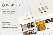 HandSpark-Crafts Store HTML Template, a HTML Template by TNCFlow (Thumbnail 1 of 5)