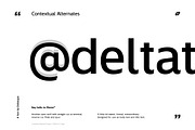 Mosse (Complete Family), a Sans Serif Font by Deltatype (Thumbnail 7 of 8)