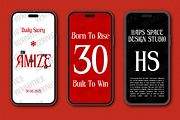Chronothell Condensed Display, a Serif Font by Haps Space (Thumbnail 6 of 21)