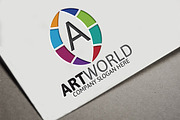 Art World / Letter A Logo | Branding & Logo Templates ~ Creative Market