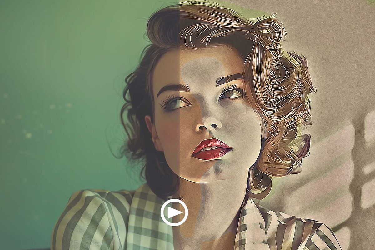 Vintage & Retro Effect FX Photoshop, an Action Add-On by Studio Retouch (Photo 4 of 15)