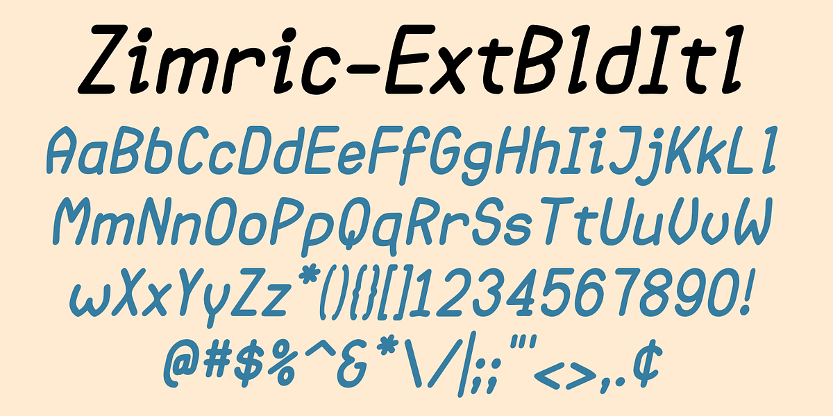 Zimric, a Sans Serif Font by Ingrimayne Type (Photo 7 of 8)