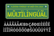 Platsten - Plate Stencil Font, a Sans Serif Font by Drizy (Thumbnail 6 of 10)