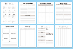 Editable Printable Planner Bundle