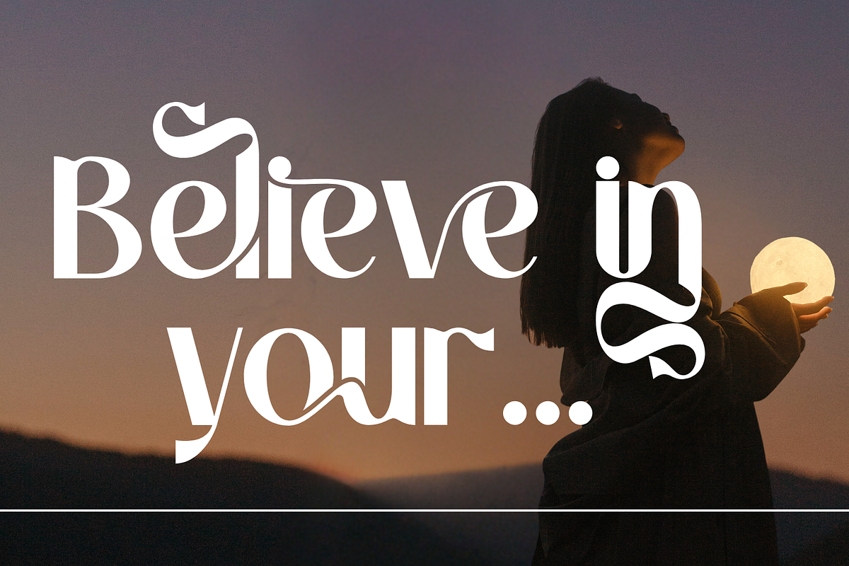 Fondness Romance Font, a Sans Serif Font by 177Studio (Photo 2 of 8)
