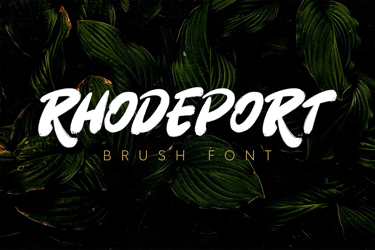 Rhodeport, a Font by Omotu Studio (Photo 1 of 11)