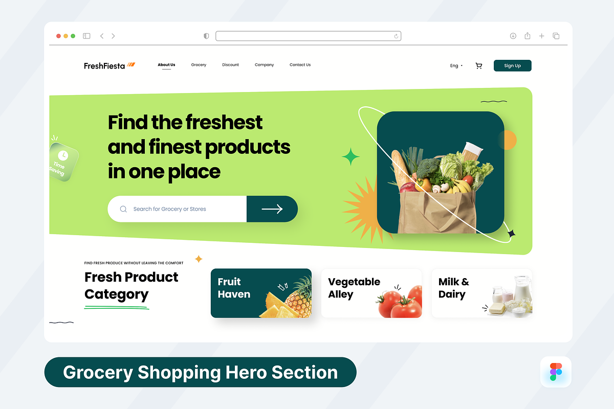 Online Shopping Hero Header, a Templates & Theme by SquidPixey (Photo 1 of 3)