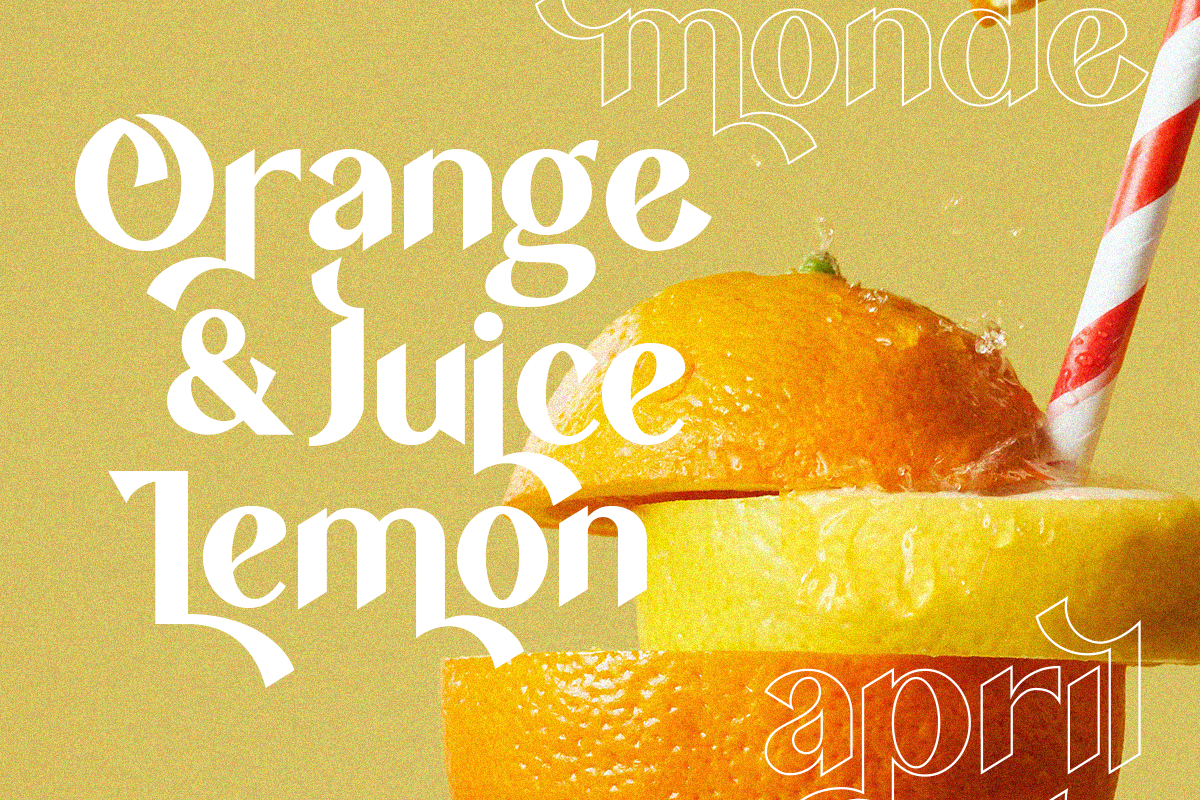 April Monde, a Sans Serif Font by Say Studio (Photo 5 of 14)