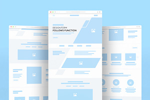 Modern Landing Page Wireframe