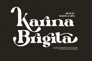 Qarifa Elegant Ligature Serif Font