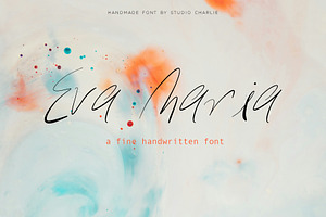 Eva Maria - A Very Elegant Font