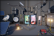 Industry Props Pack 5, a Furniture 3D Model by SilverTM (Thumbnail 1 of 7)