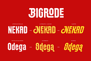 Bigrode - Condensed Display Font, a Sans Serif Font by Sronstudio (Thumbnail 12 of 13)