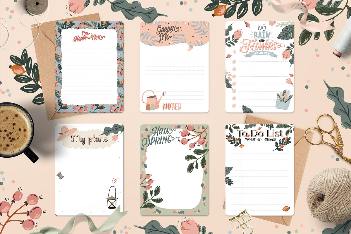 BUNDLE STATIONERY planners calendars, an Object Graphic by Ruslana Lubenets (Photo 12 of 96)