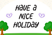 Happy Handprints - Kids Display Font, a Script Font by AQR Studio (Thumbnail 5 of 8)